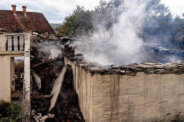 Professional Fire Damage Removal technician working in Bellevue, WA